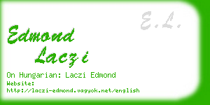 edmond laczi business card